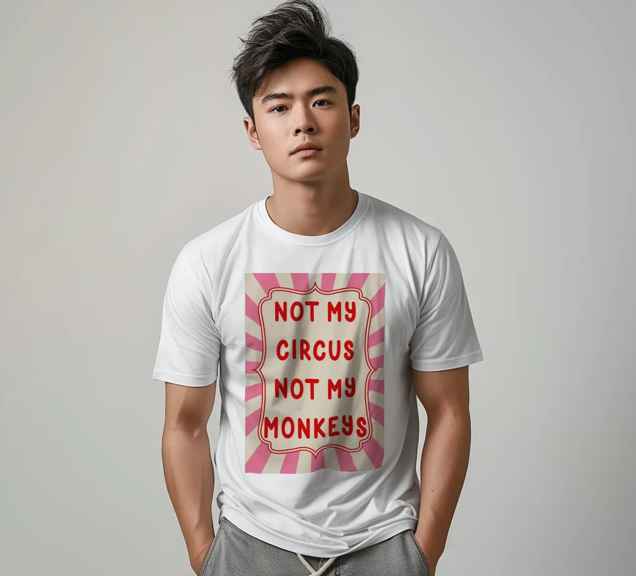 Not My Circus Not My Monkeys t-shirt da Attaboy Dsgn