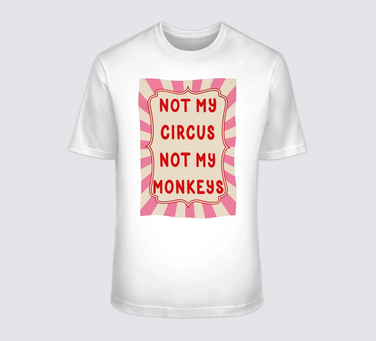 Not My Circus Not My Monkeys T-Shirt von Attaboy Dsgn