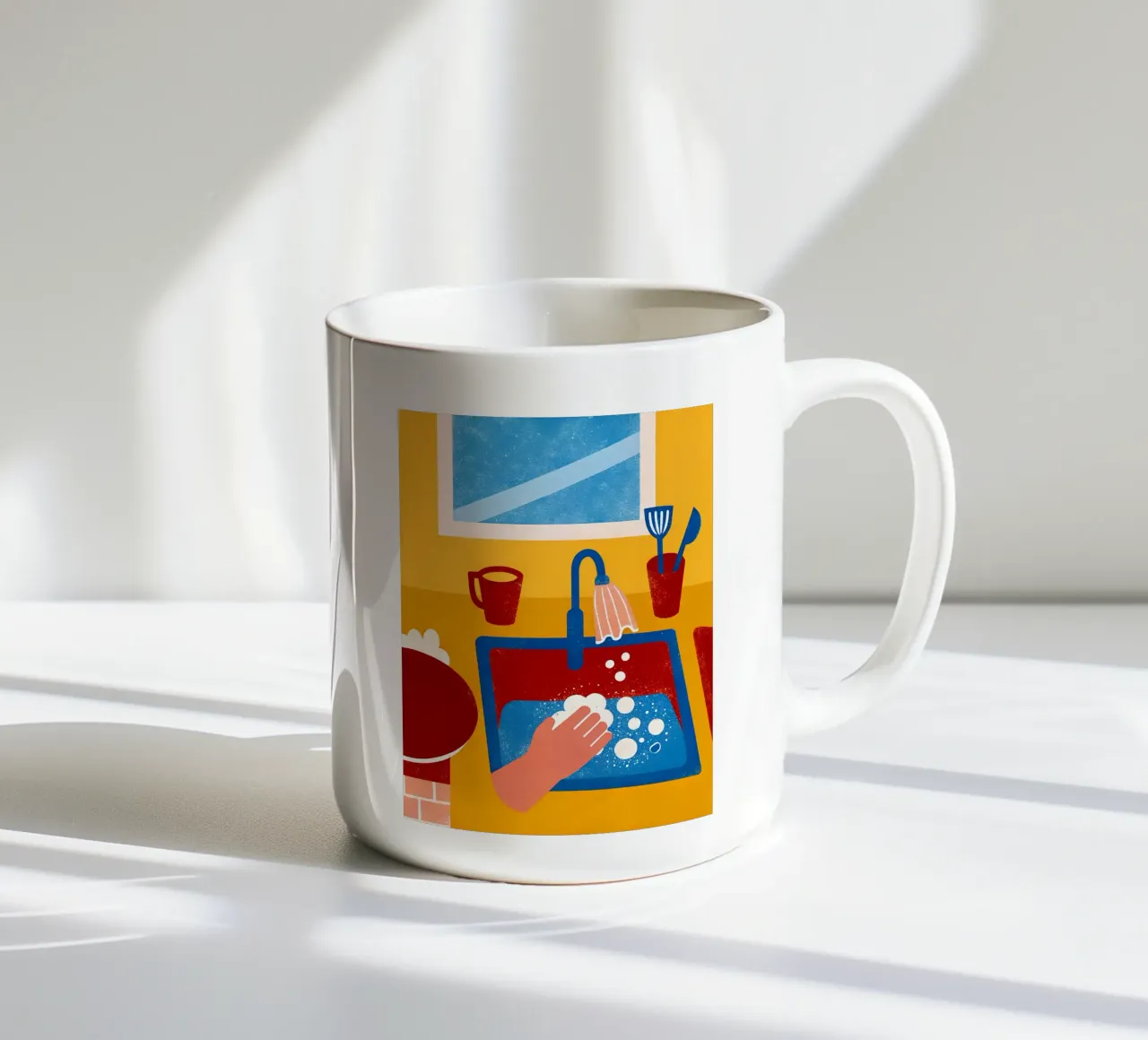 Lavare i piatti tazza in ceramica da THE LATEST SHOP