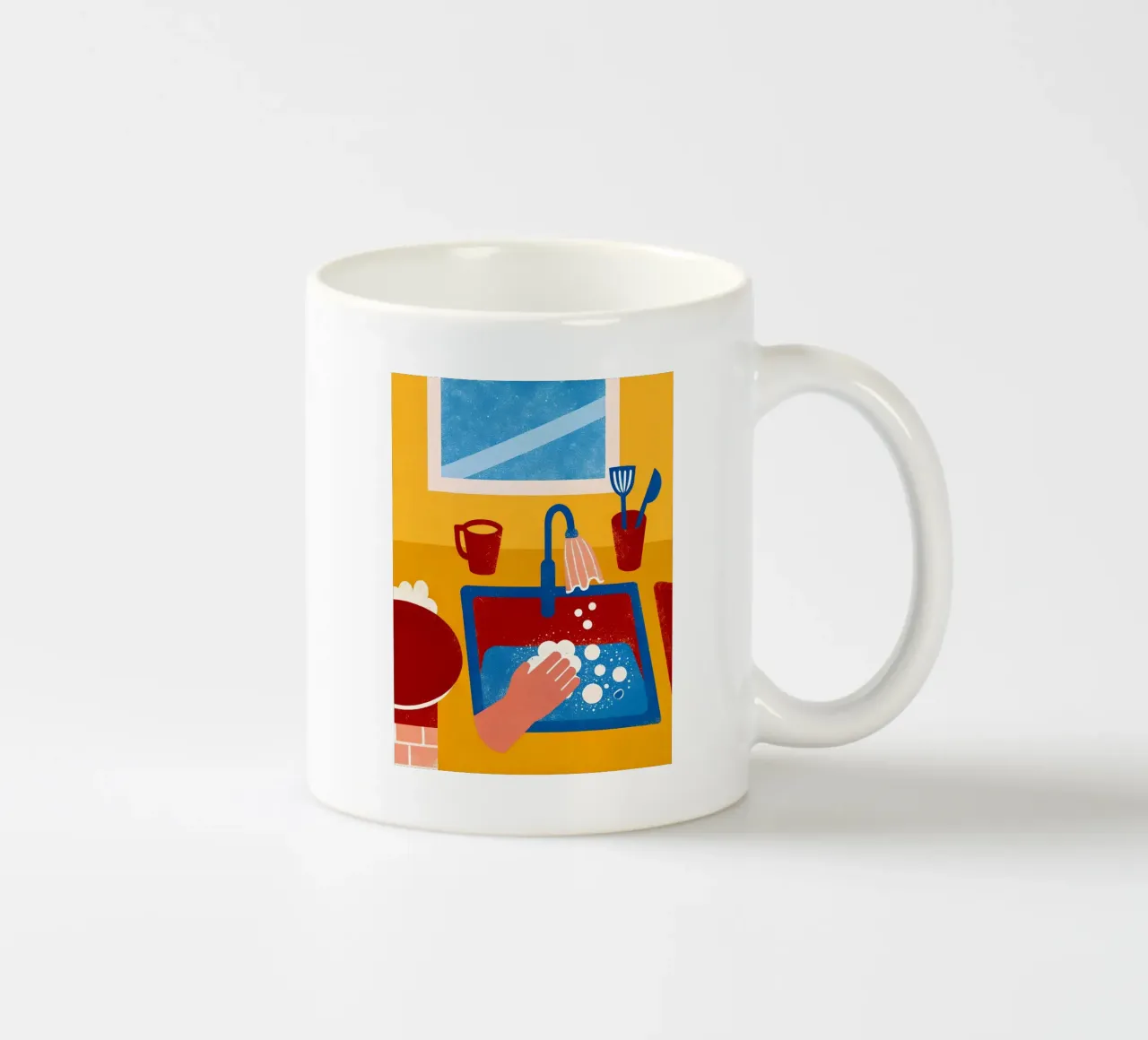 Lavare i piatti tazza in ceramica da THE LATEST SHOP