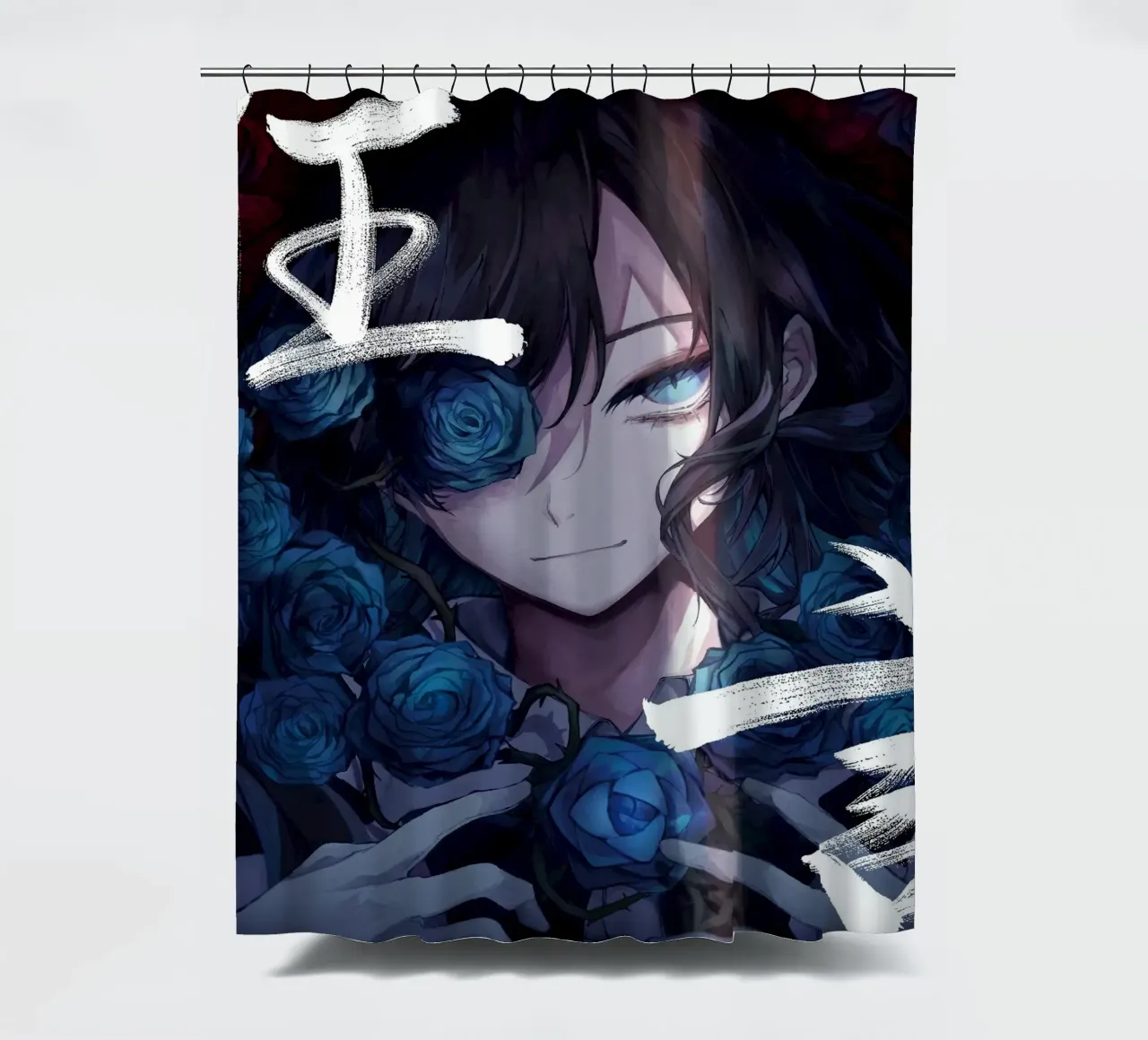 Ado Kyogen Rosa Blu tenda da doccia da ManondeShop