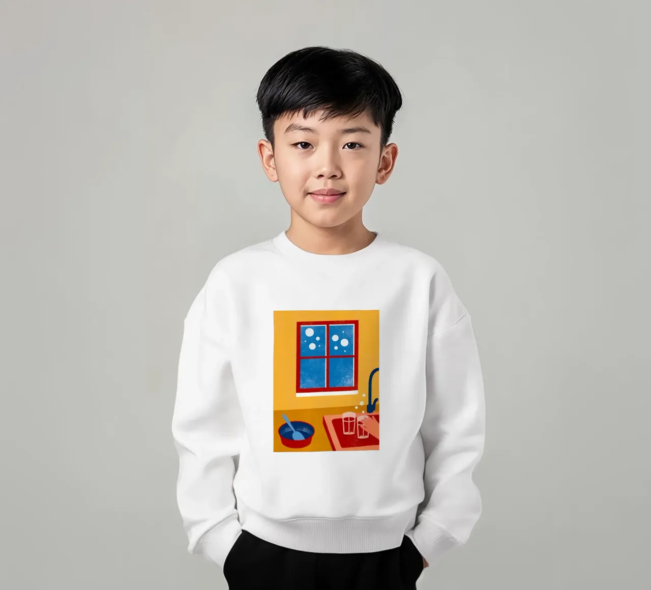 Lavare i piatti felpa bambino da THE LATEST SHOP