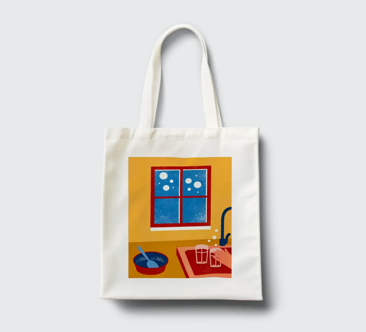 Lavare i piatti borsa in juta da THE LATEST SHOP