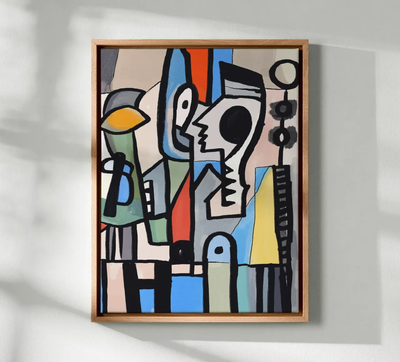 Talking to the phone canvas by Little Dean