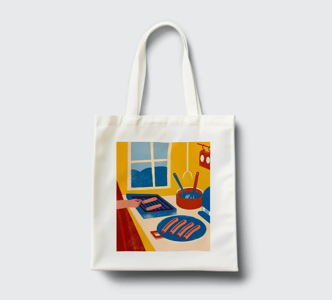 Cooking Sausages tote bag by THE LATEST SHOP