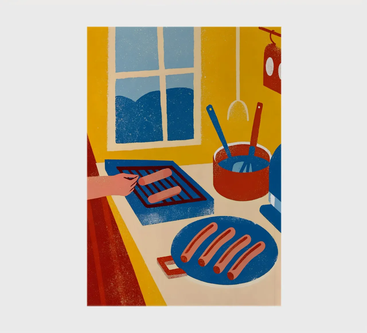 Cooking Sausages notebook by THE LATEST SHOP