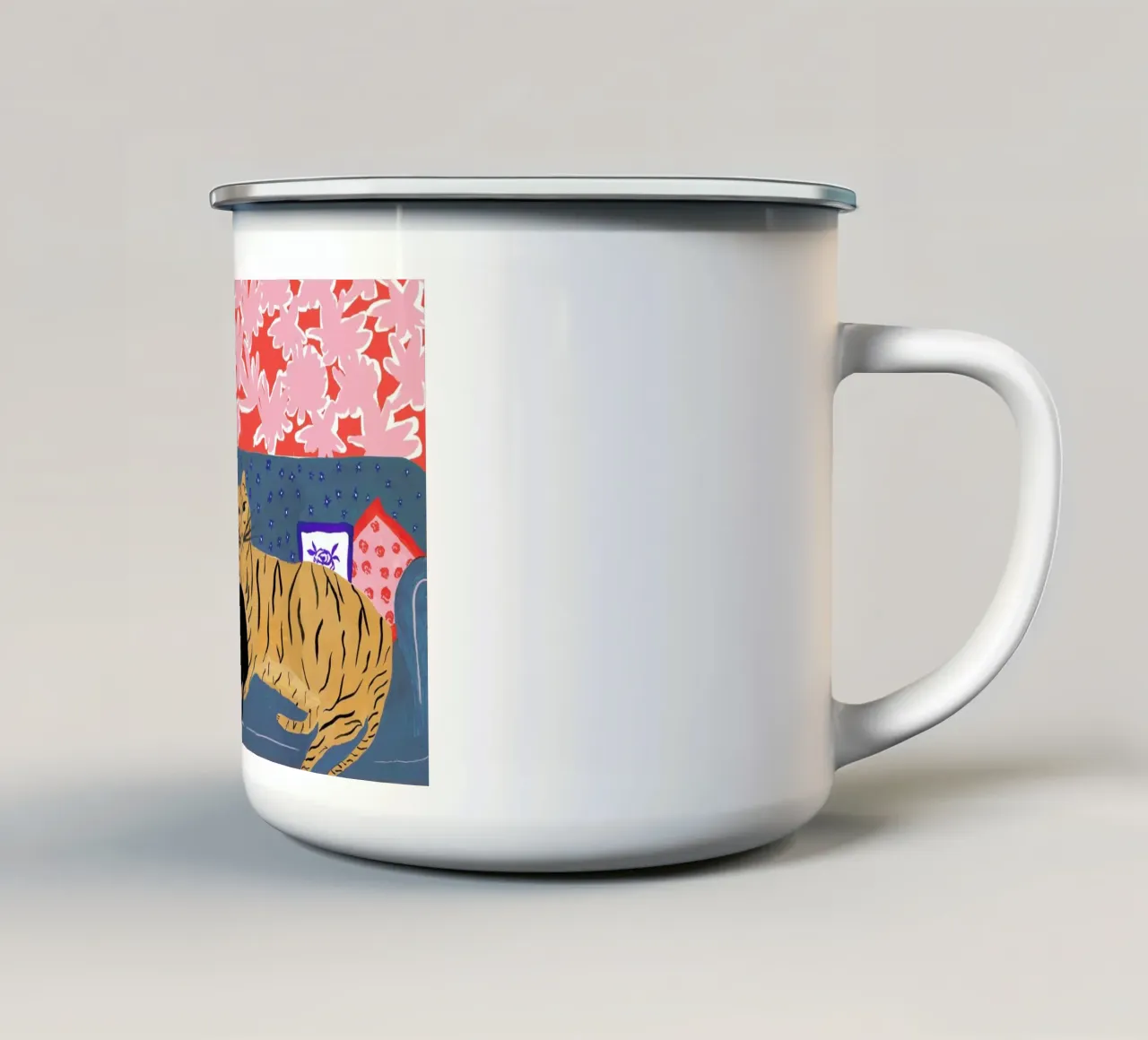 Cats Will Be Cats tazza in smalto da Atelier Mave