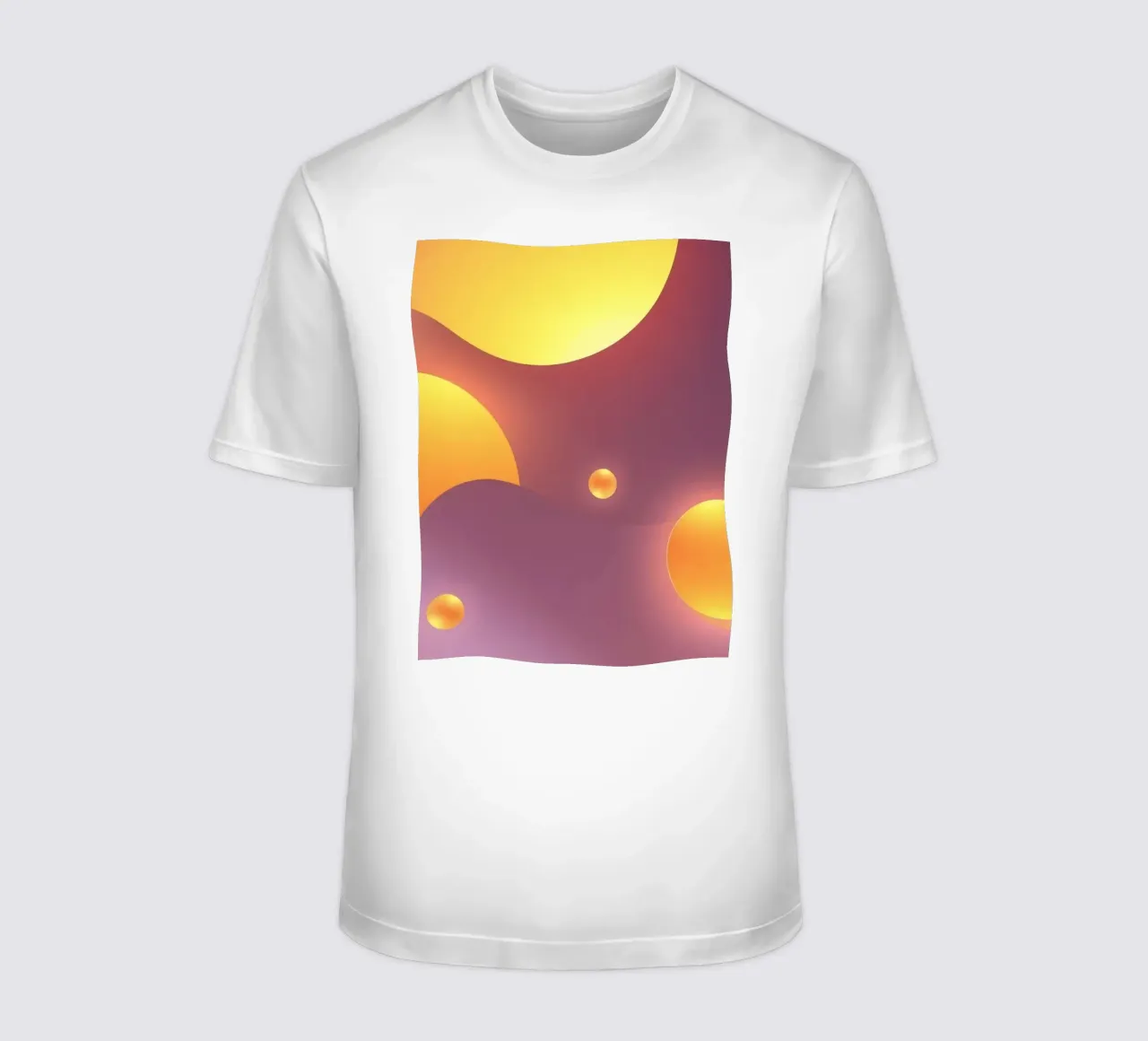 Design astratto e colorato, con forme morbide e luminose. t-shirt da DesignDoodle