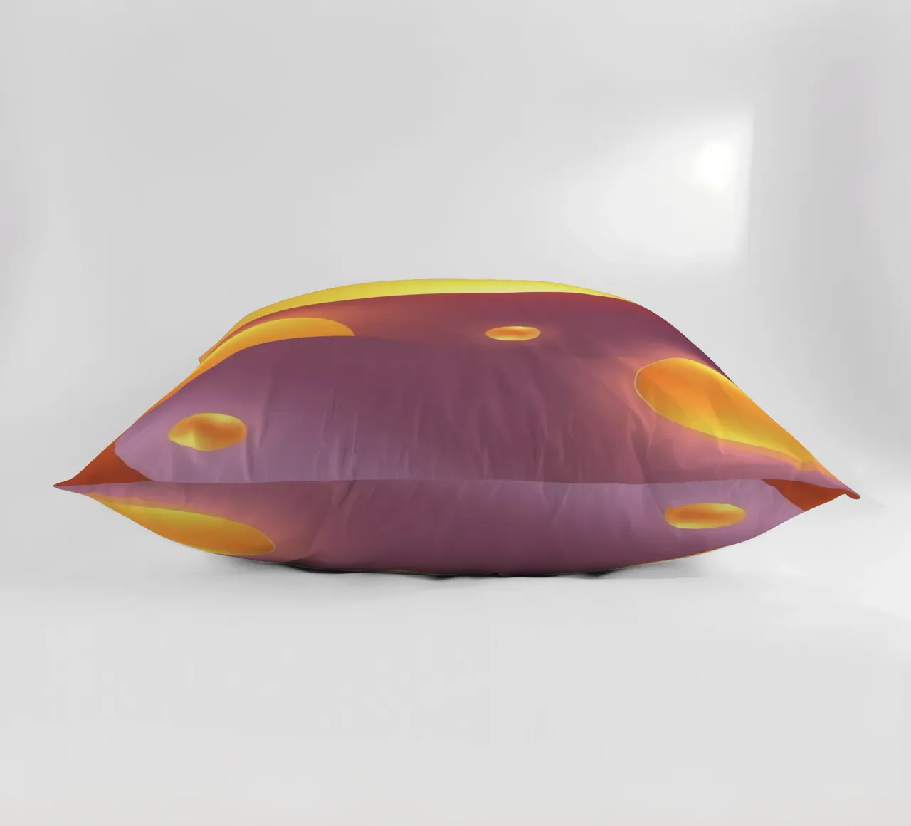 Design astratto e colorato, con forme morbide e luminose. cuscino da DesignDoodle