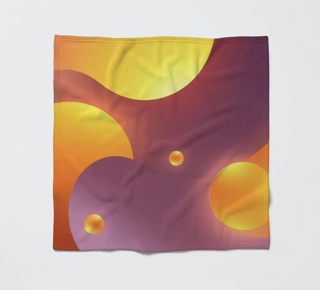 Design astratto e colorato, con forme morbide e luminose. coperta in pile da DesignDoodle