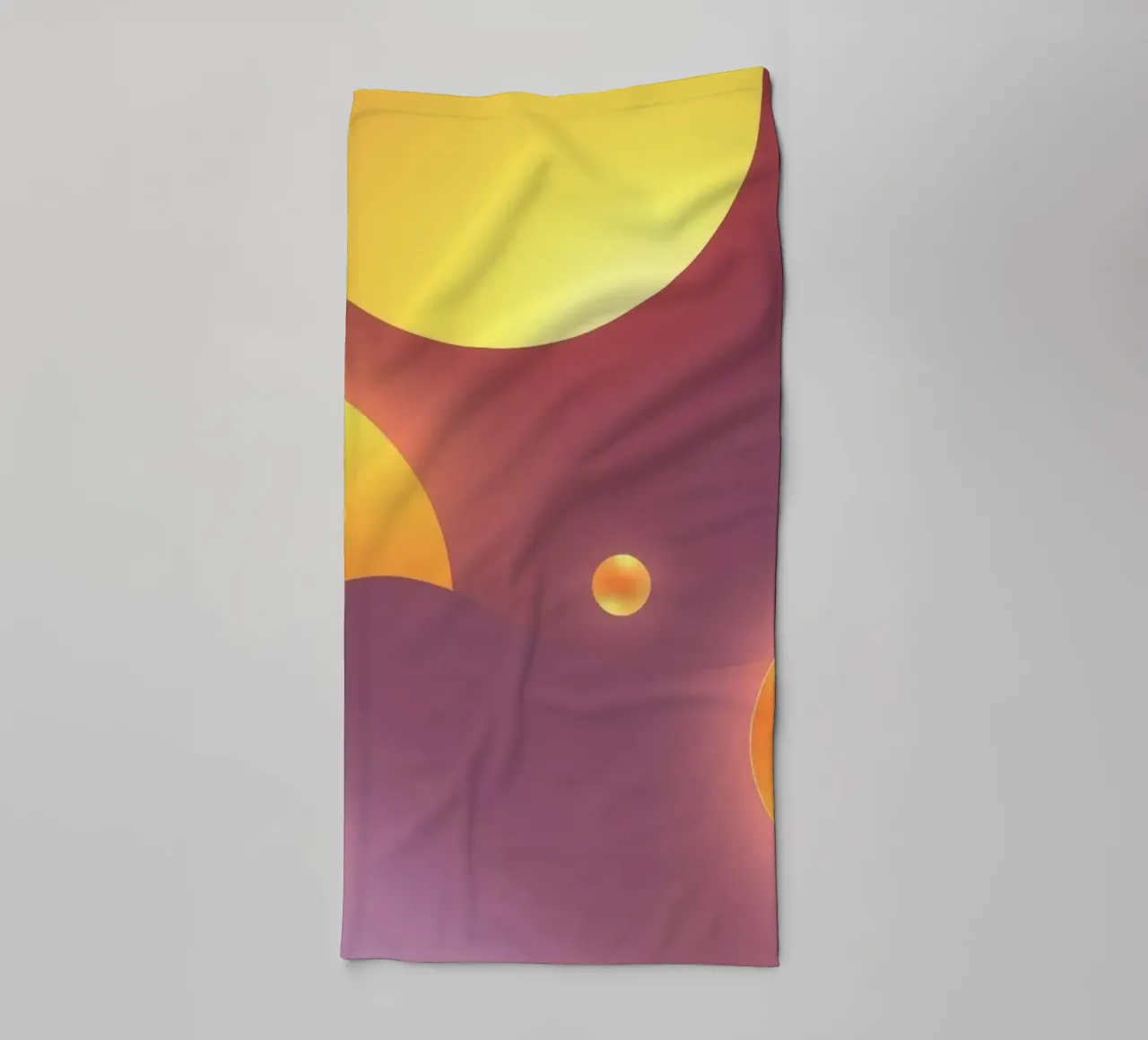 Design astratto e colorato, con forme morbide e luminose. asciugamano da bagno da DesignDoodle
