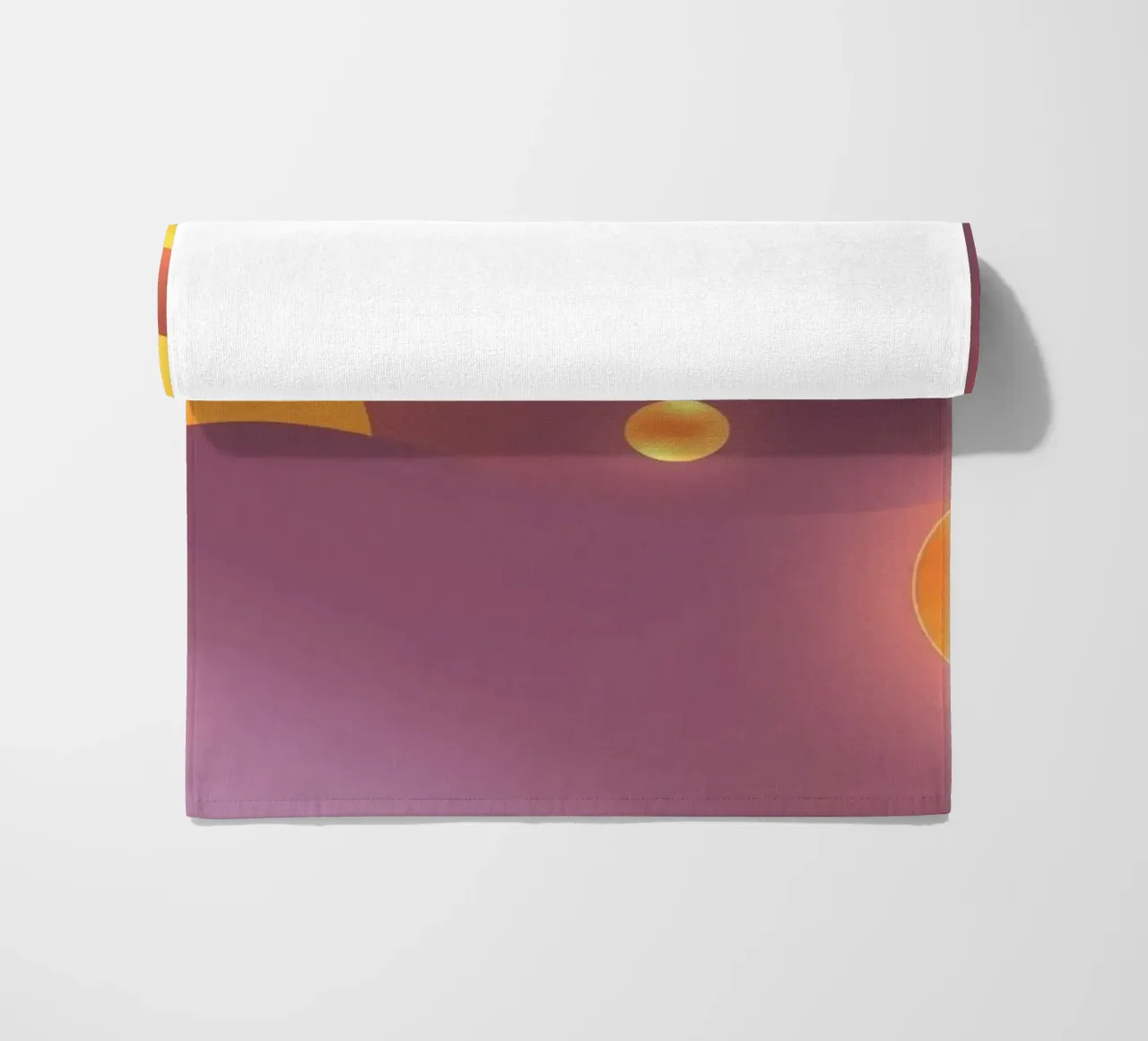 Design astratto e colorato, con forme morbide e luminose. telo mare da DesignDoodle