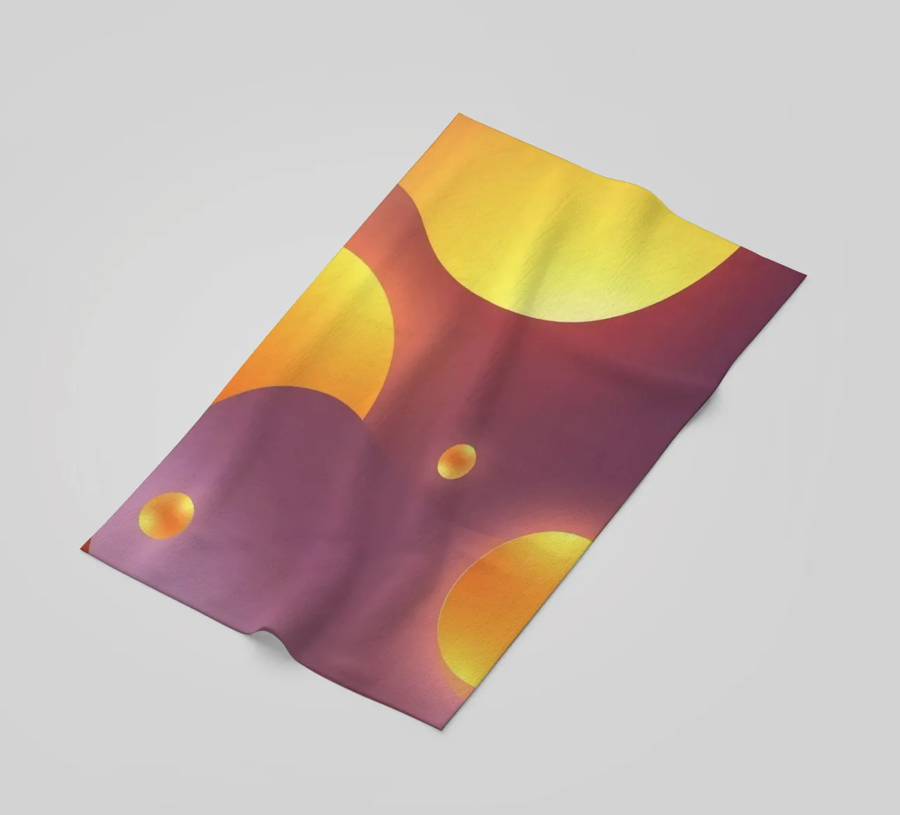 Design astratto e colorato, con forme morbide e luminose. telo mare da DesignDoodle