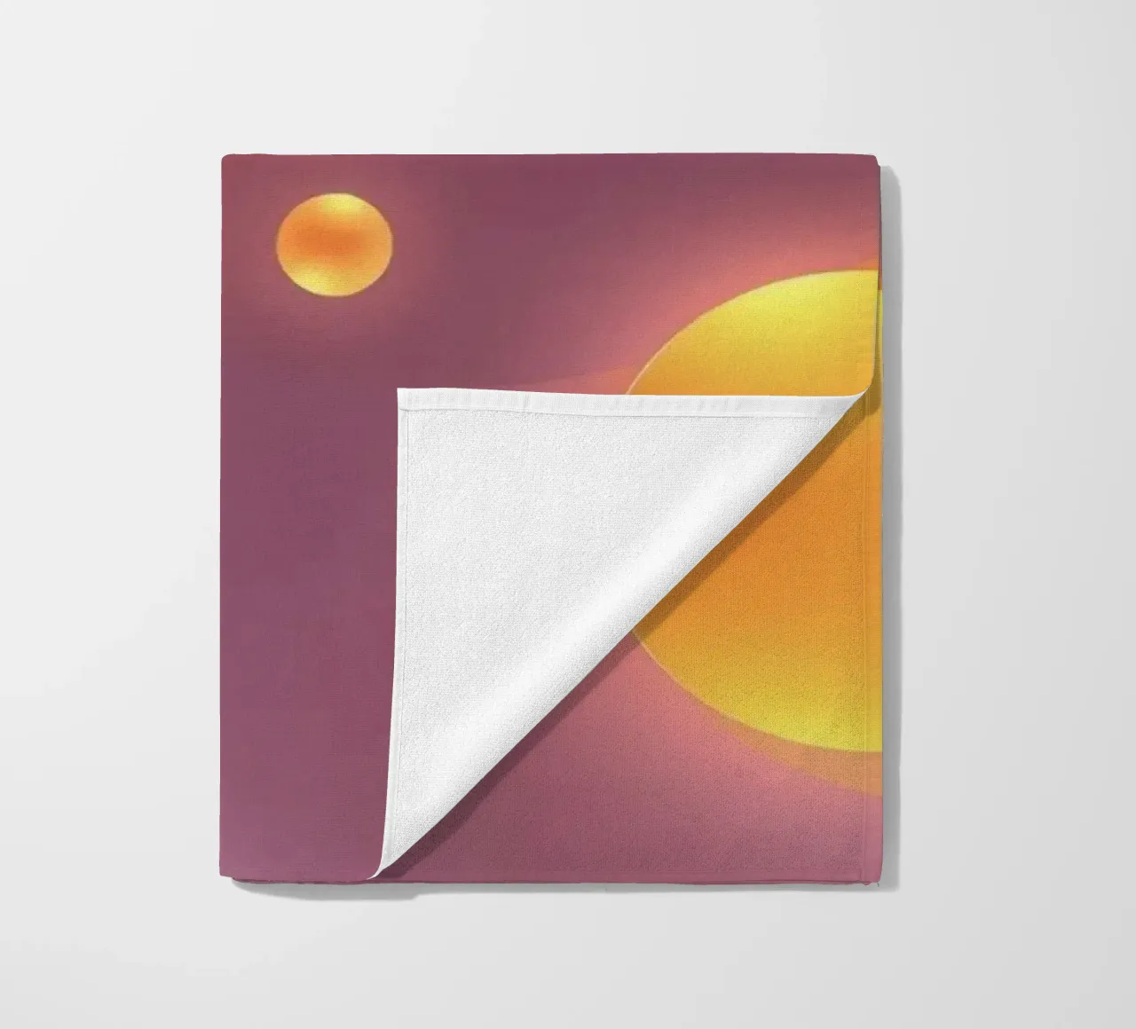 Design astratto e colorato, con forme morbide e luminose. telo mare da DesignDoodle