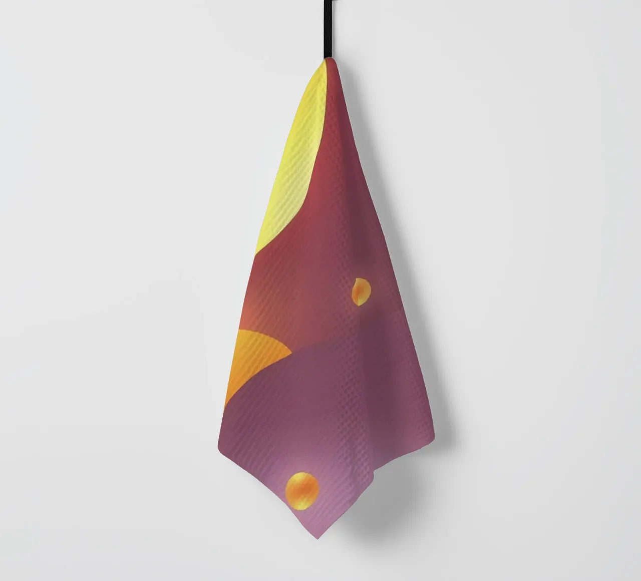 Design astratto e colorato, con forme morbide e luminose. canovaccio da cucina da DesignDoodle