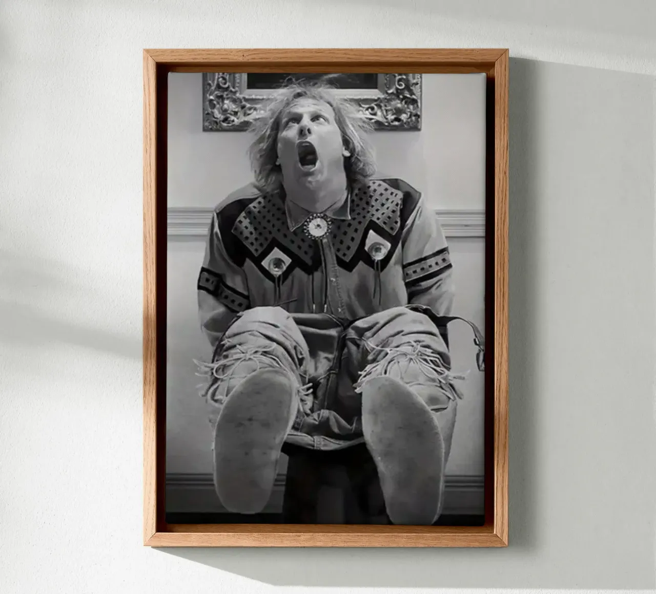 Grappig moment canvas met Baklijst van Betty Shops