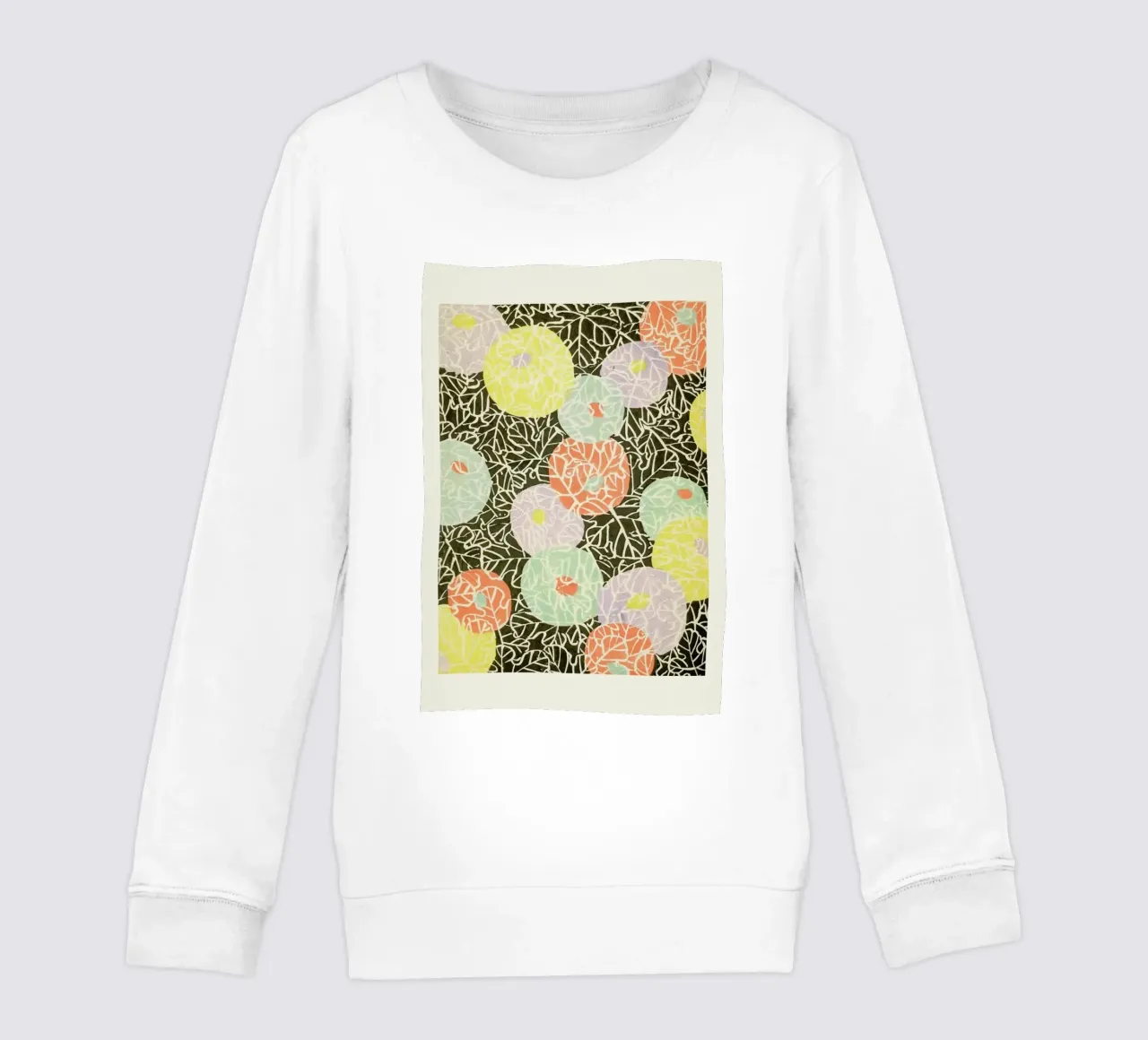 Shin-Bijutsukai - Floral Relief felpa bambino da Vintage by JUNIQE
