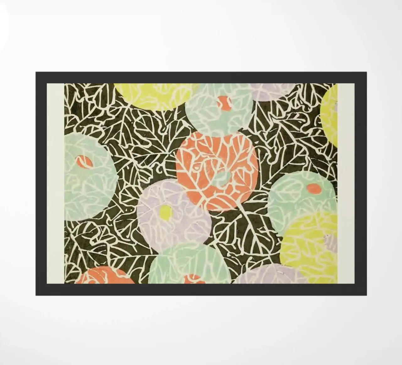 Shin-Bijutsukai - Floral Relief zerbino da Vintage by JUNIQE