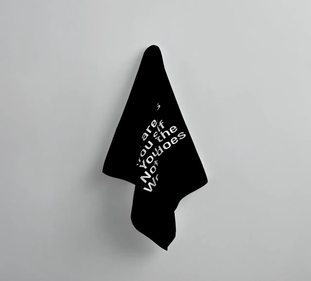 You are as you see yourself not as the world does badhanddoek van positivepipo