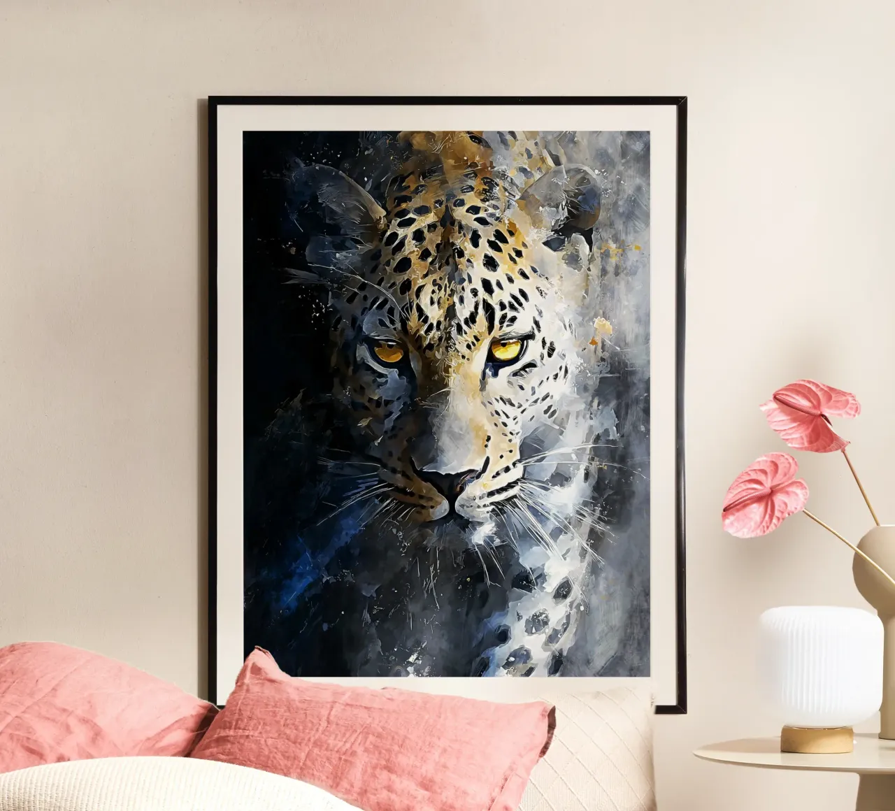 Leopard Modern poster da Mateo