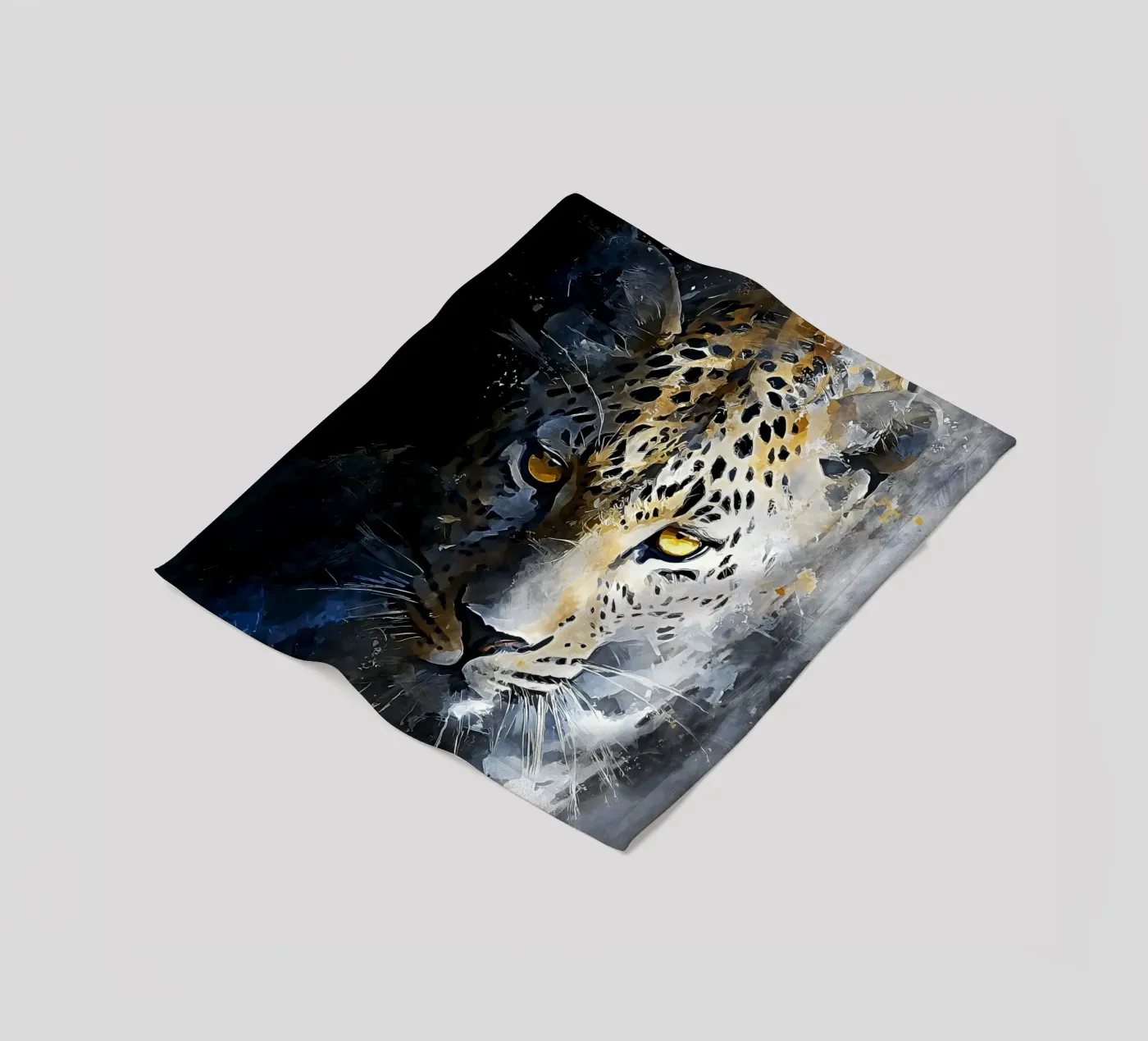 Leopard Modern Art Fleecedecke von Mateo