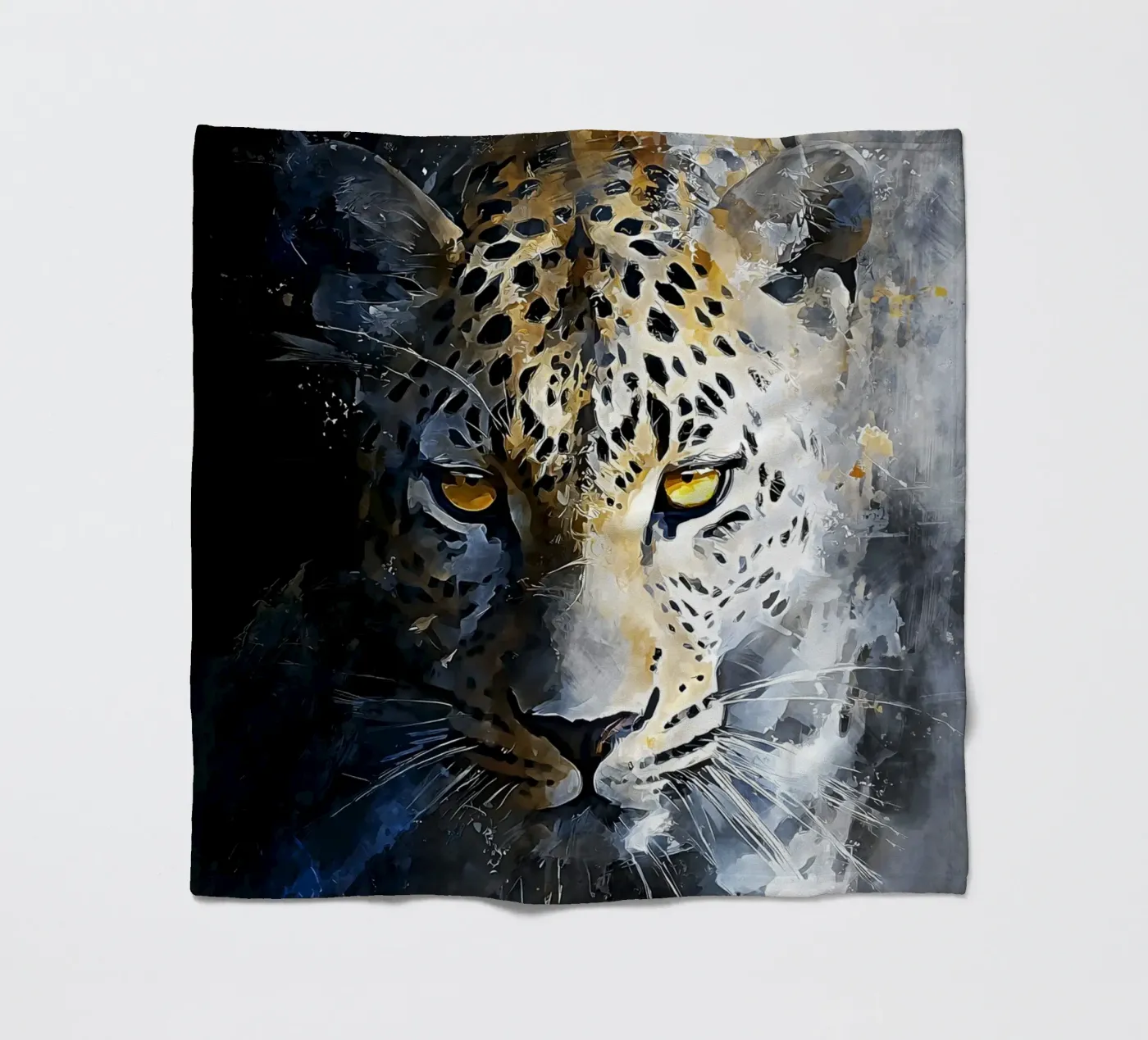 Leopard Modern Art Fleecedecke von Mateo