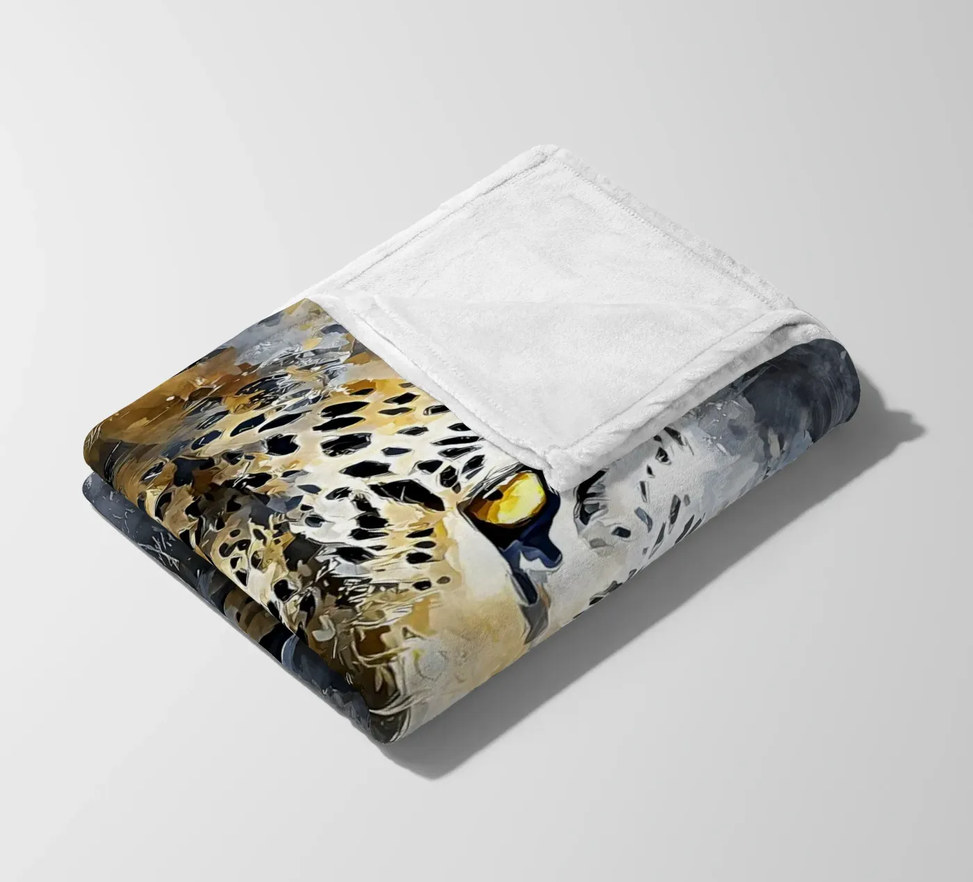 Leopard Modern Art Fleecedecke von Mateo