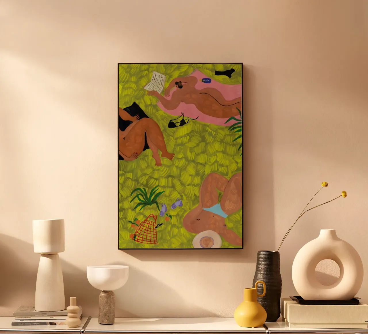 A Summer Day plexiglass da Nudes and Croissants