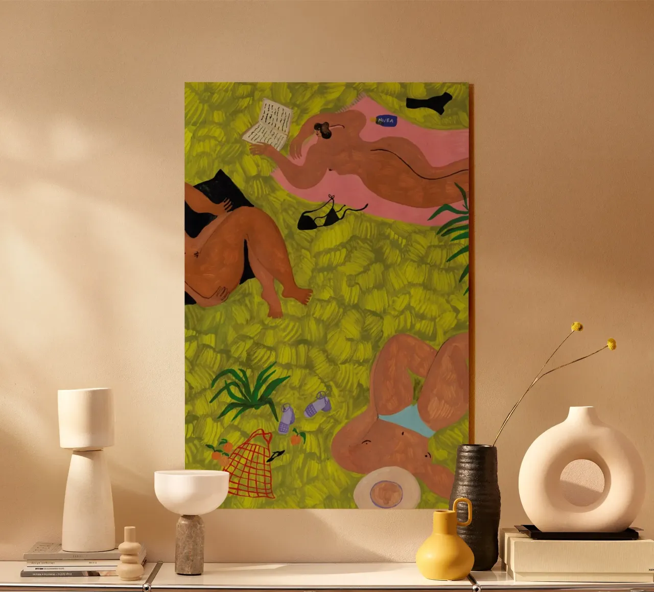 A Summer Day plexiglass da Nudes and Croissants