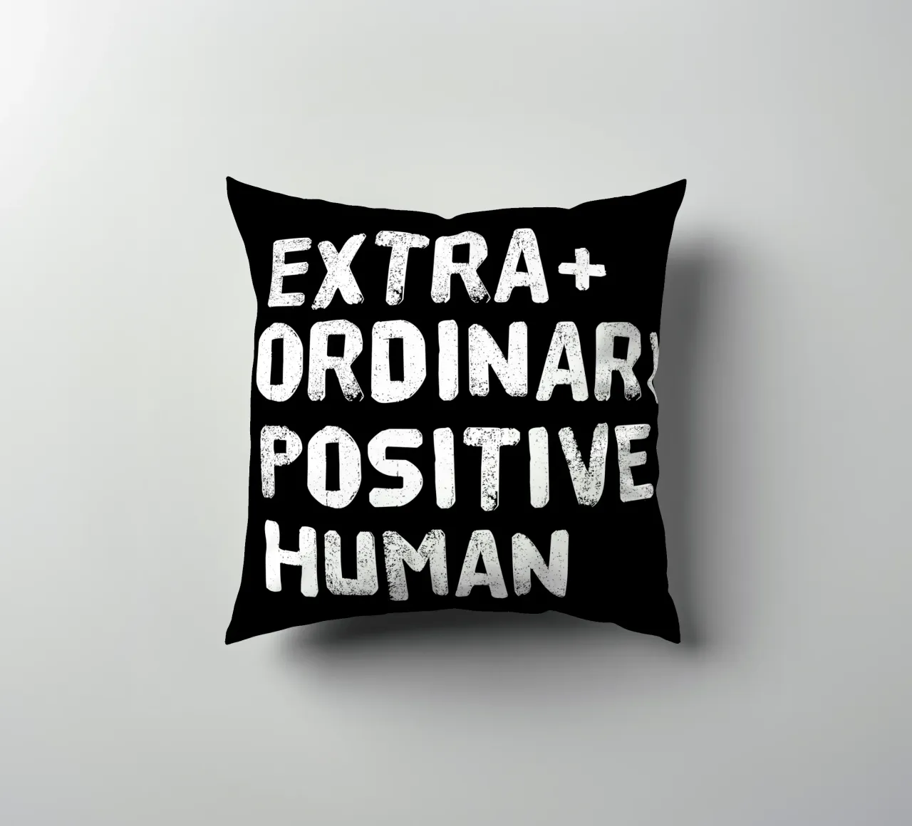 Extra ordinary positive human decorative cushion by positivepipo