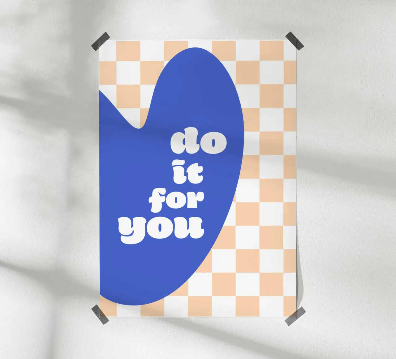 do it for you poster con marco de plástico de be.