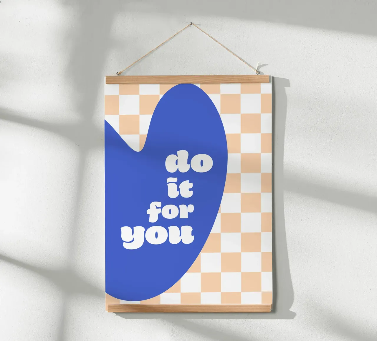 do it for you poster con marco de plástico de be.