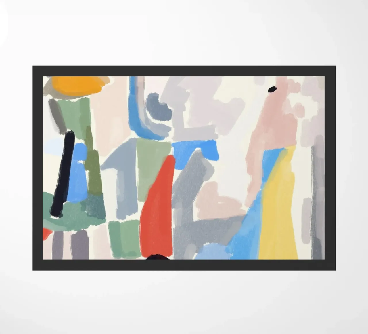 Pezzi di colore astratti zerbino da Little Dean
