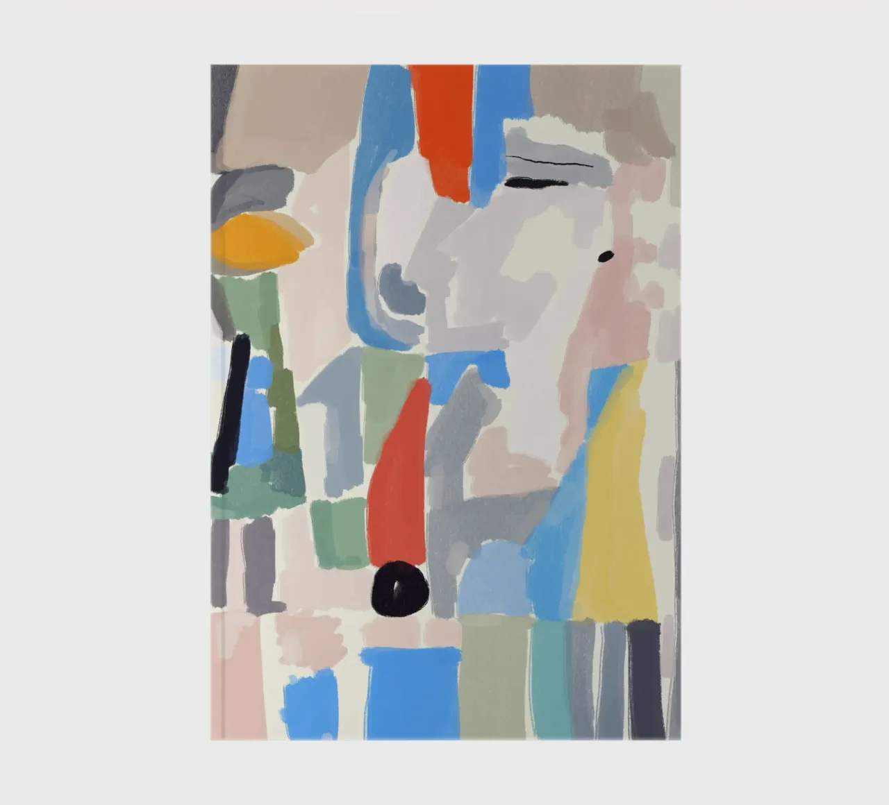 Abstract color pieces notebook by Little Dean