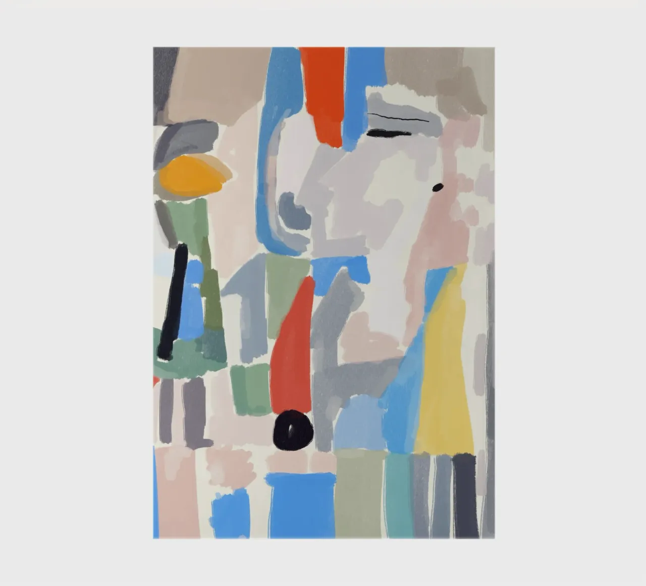 Abstract color pieces notebook by Little Dean