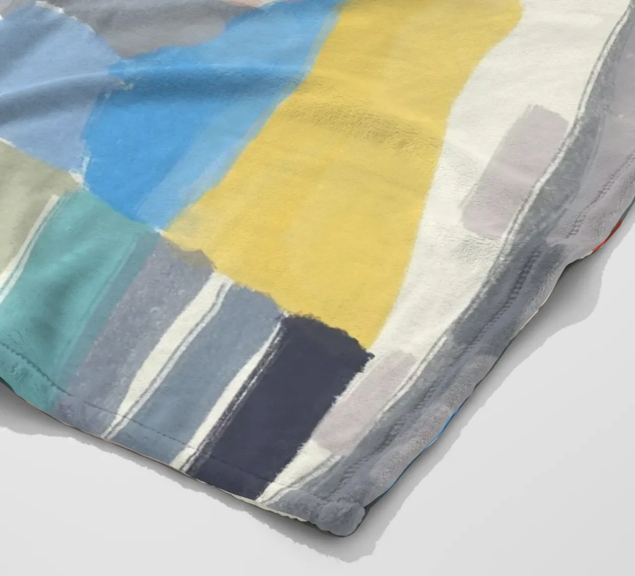 Pezzi di colore astratti coperta in pile da Little Dean