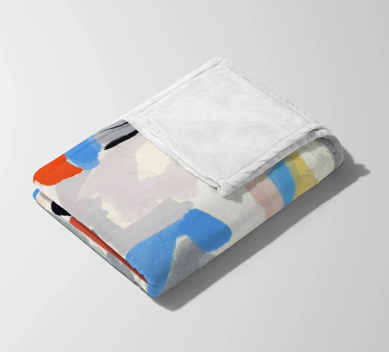 Pezzi di colore astratti coperta in pile da Little Dean
