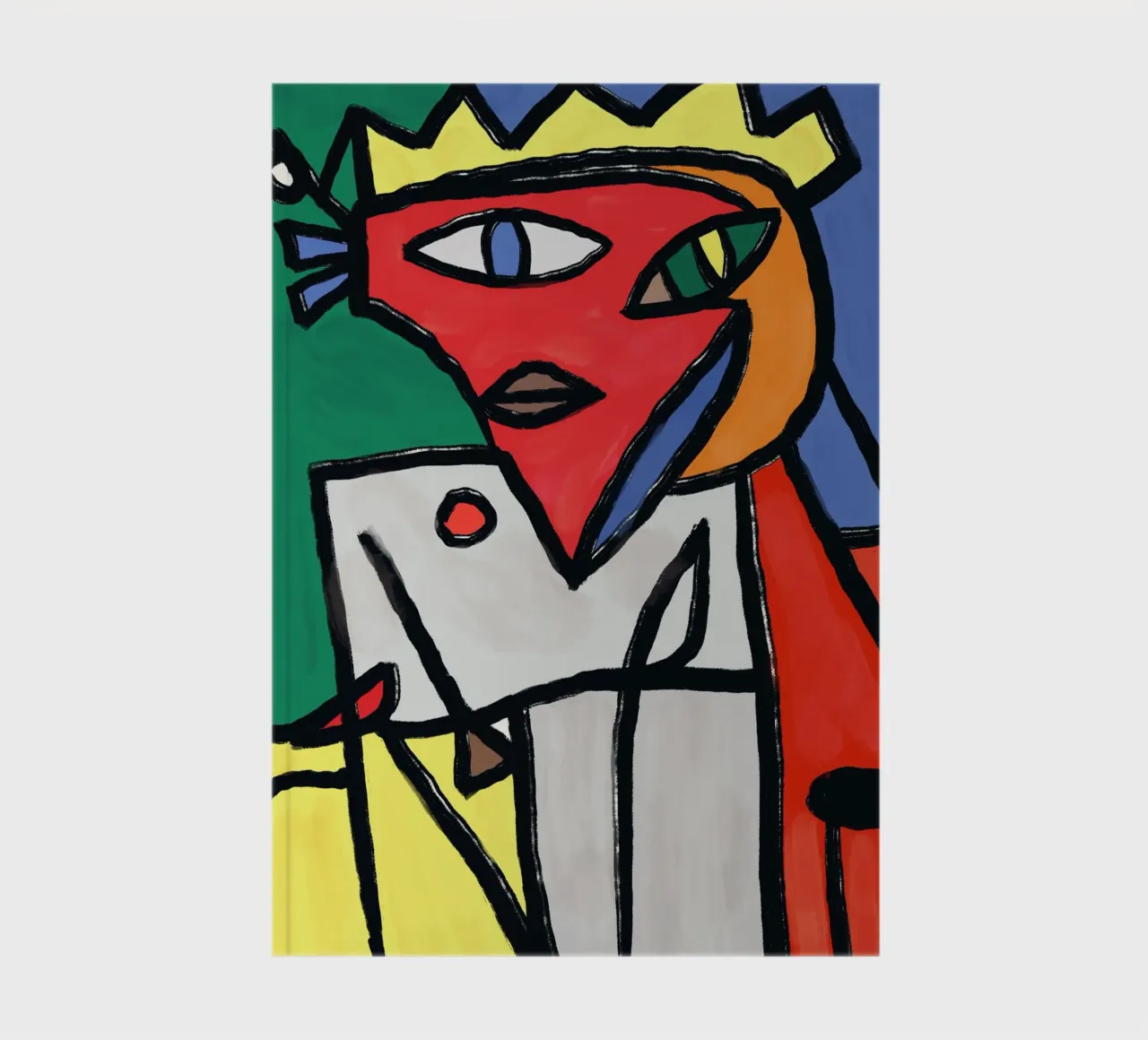 The Red Portrait notebook by Little Dean