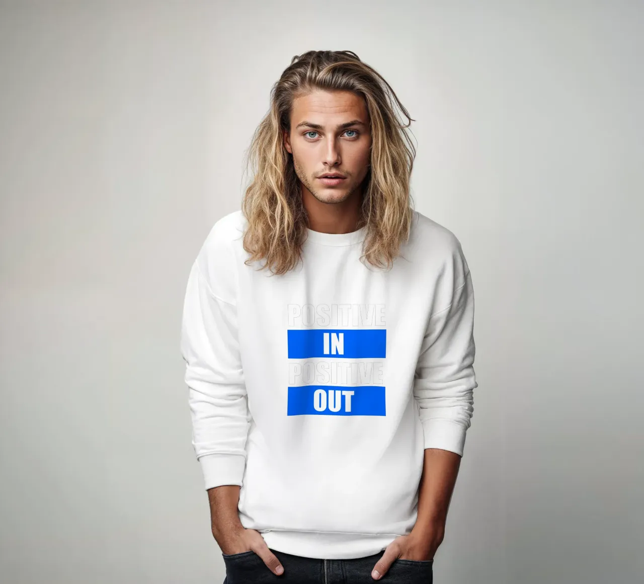 Positive in Positive out sudadera de positivepipo