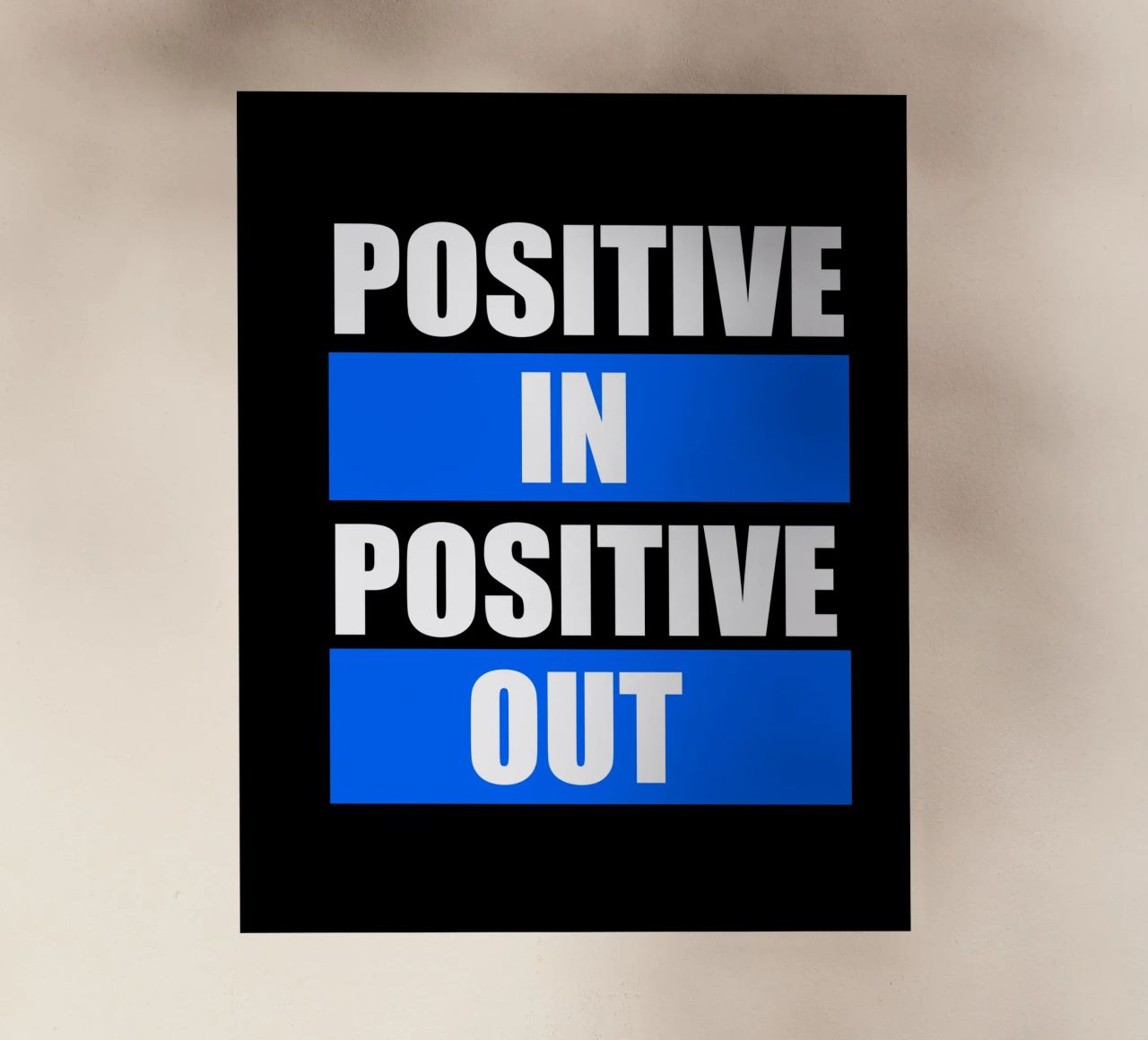 Positive in Positive out pellicola backlit da positivepipo