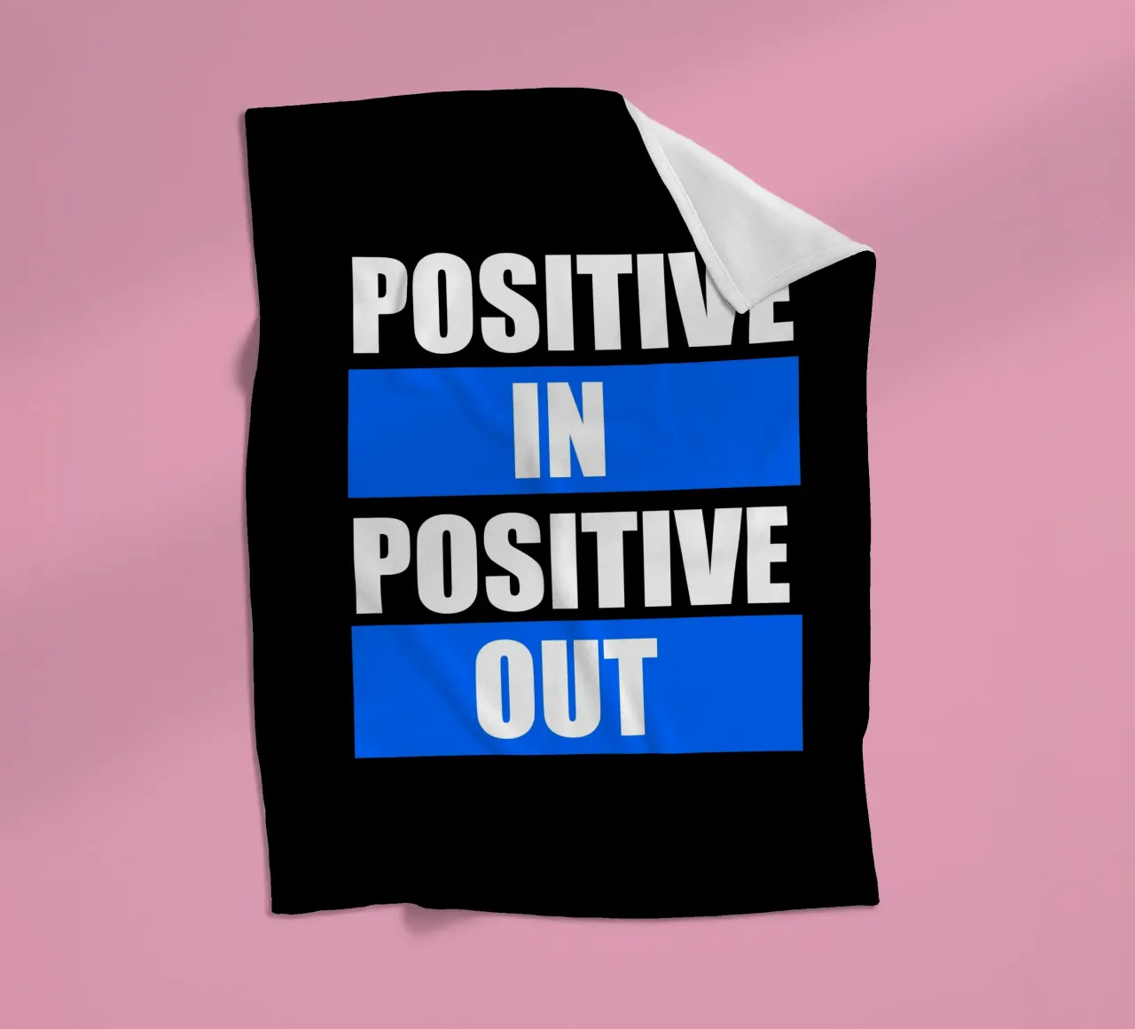 Positive in Positive out coperta in pile da positivepipo