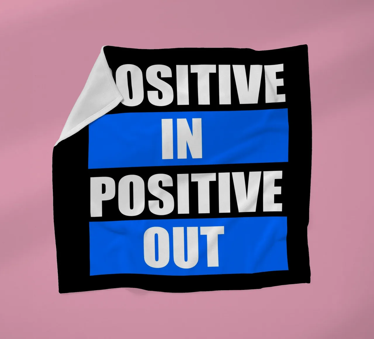 Positive in Positive out coperta in pile da positivepipo