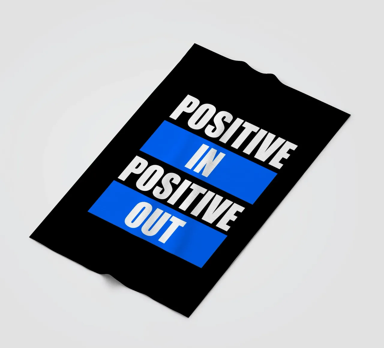 Positive in Positive out coperta in pile da positivepipo