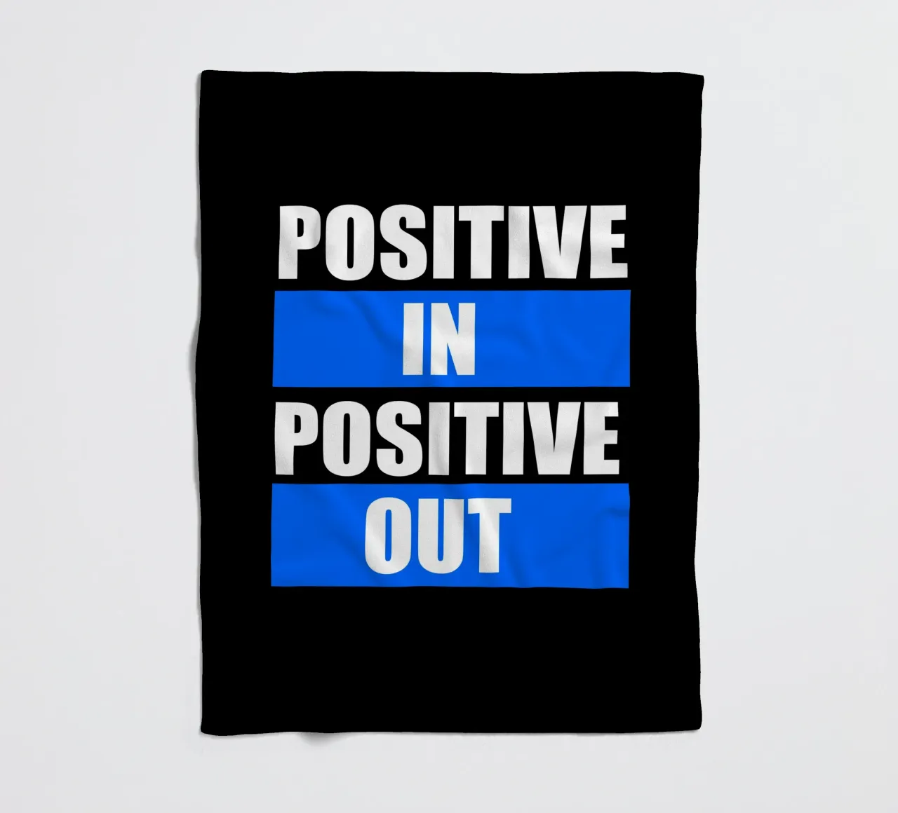 Positive in Positive out coperta in pile da positivepipo