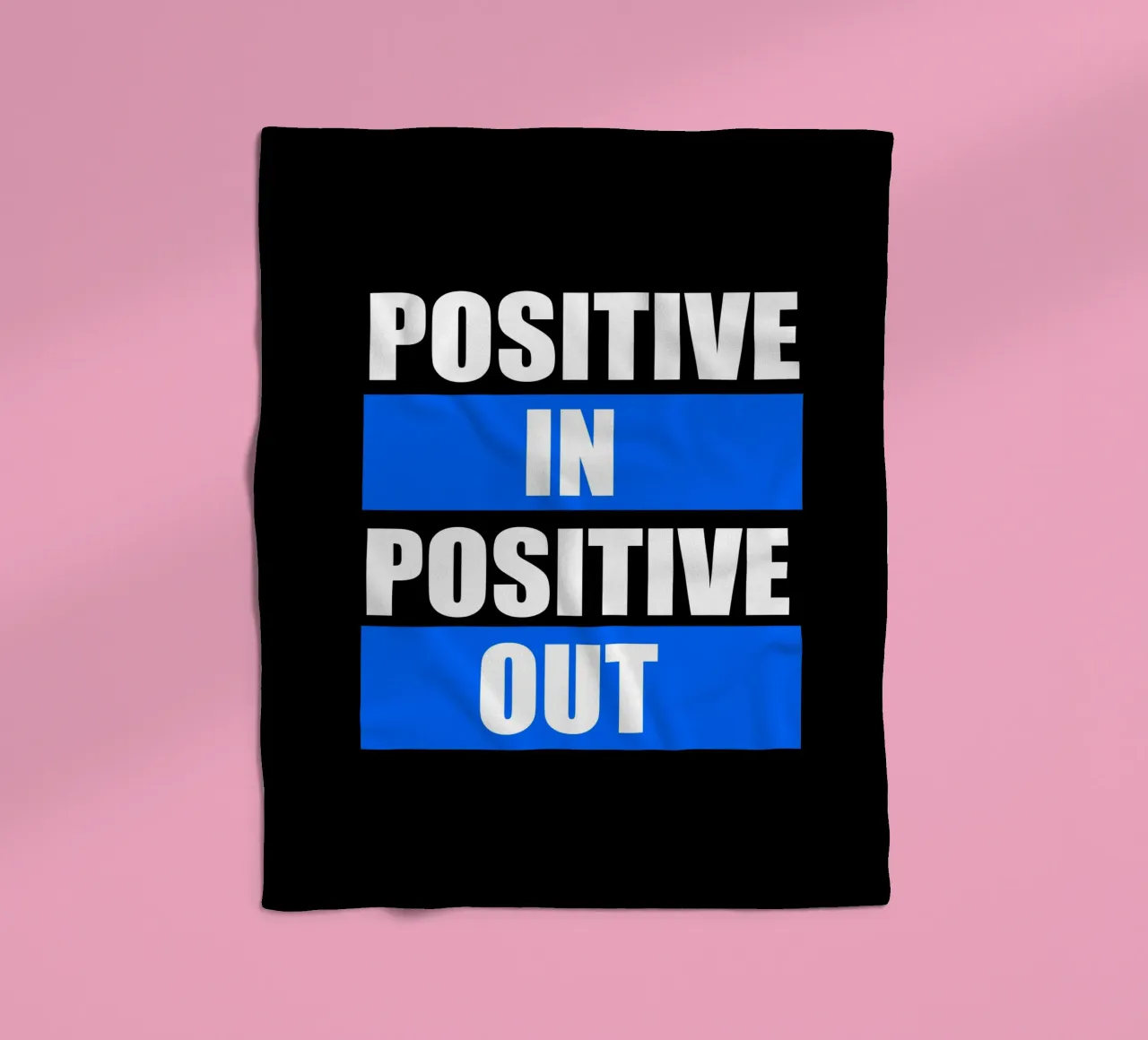 Positive in Positive out coperta in pile da positivepipo