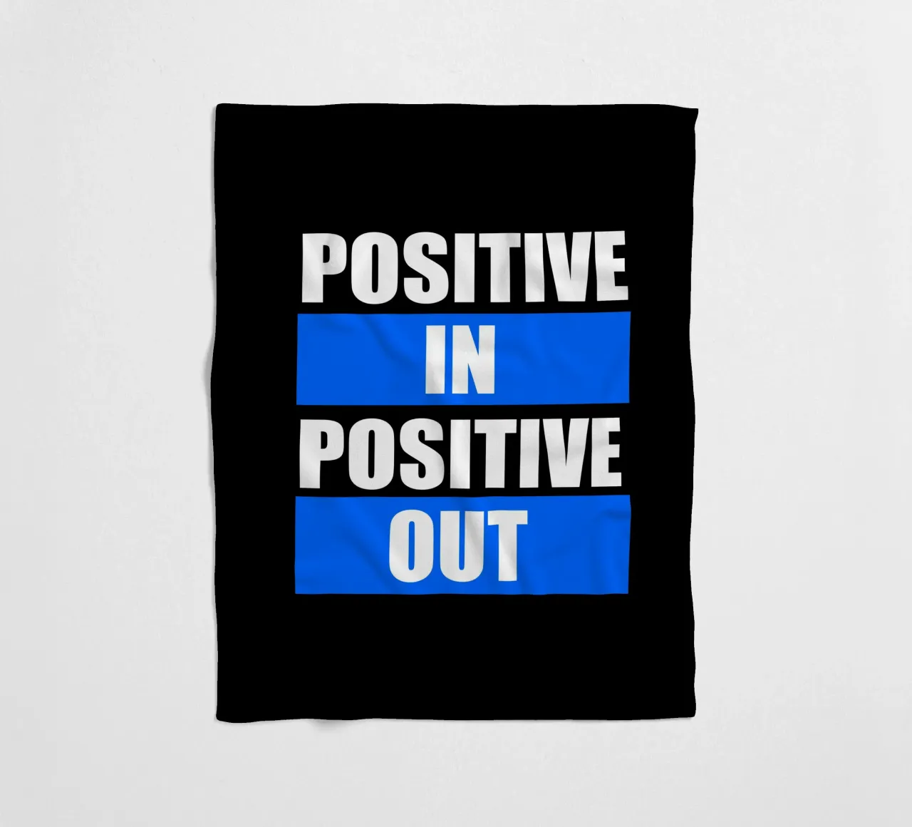 Positive in Positive out coperta in pile da positivepipo