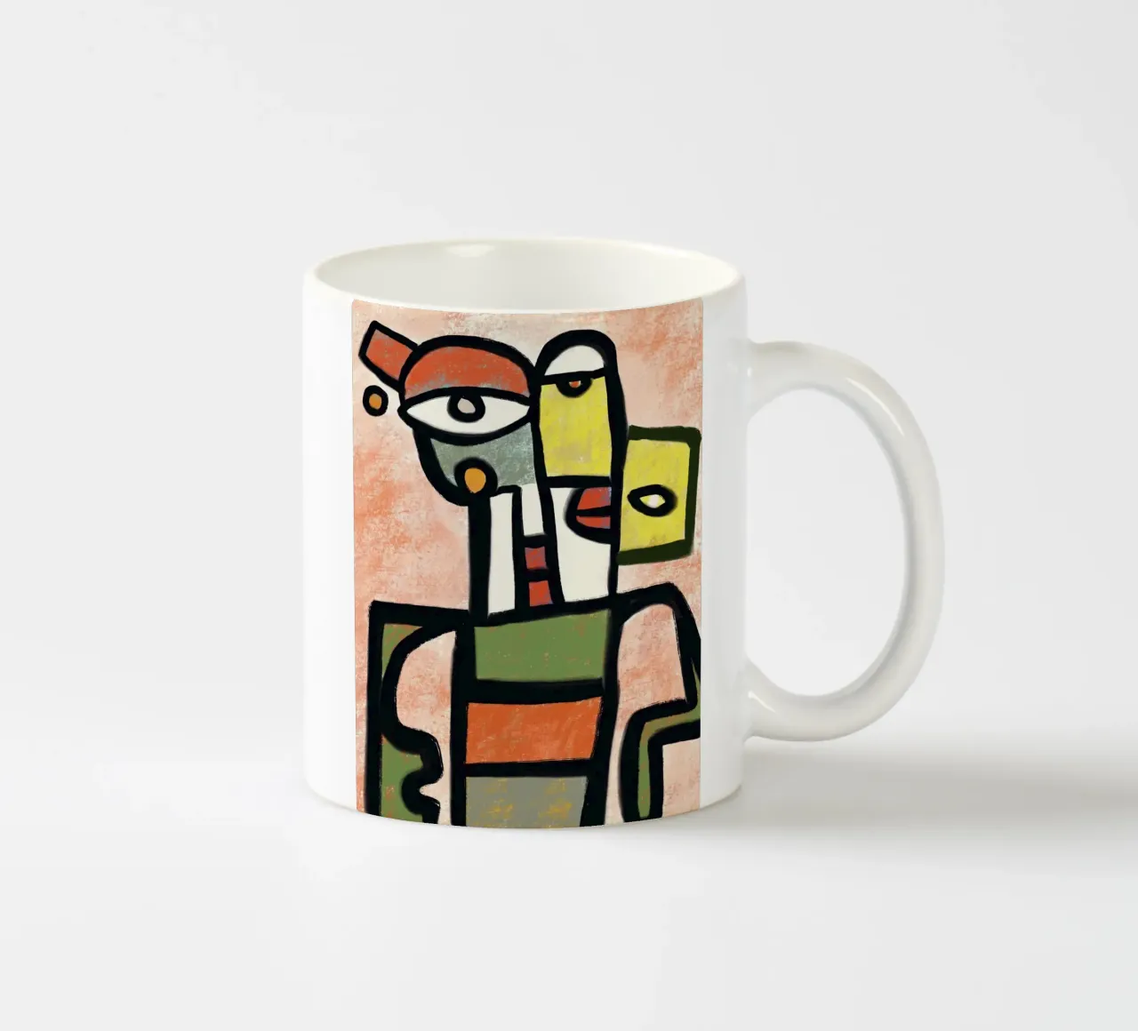 Ritratto di robot funky tazza in ceramica da Little Dean