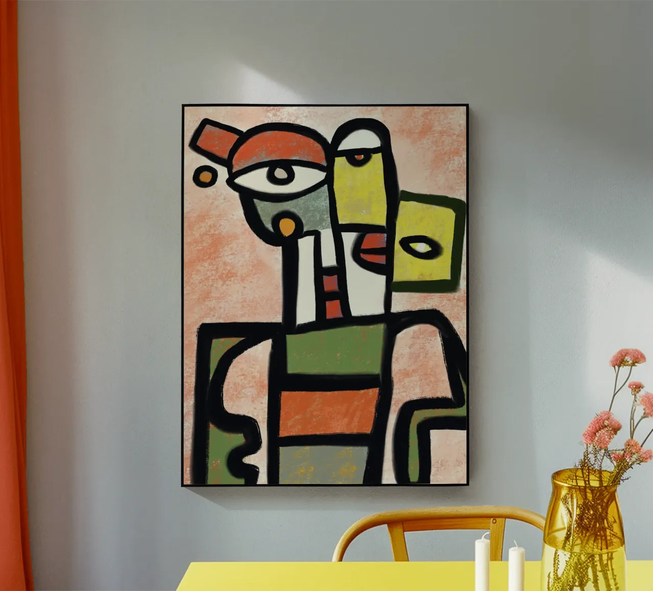 Ritratto di robot funky plexiglass da Little Dean
