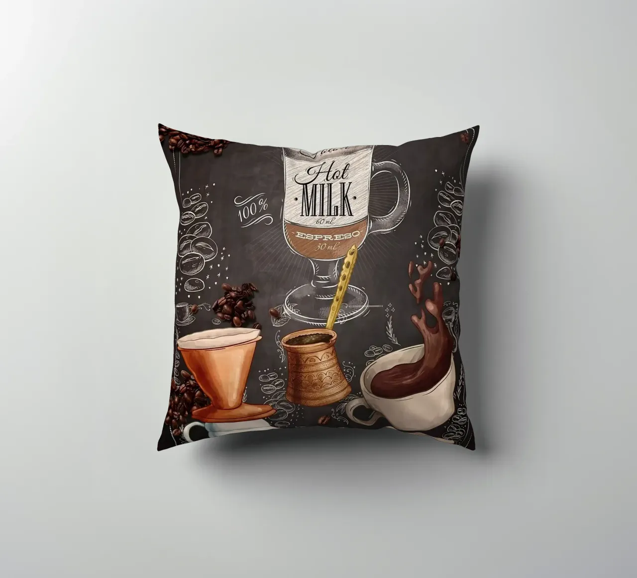 caffè espresso cuscino da Kevin Walters