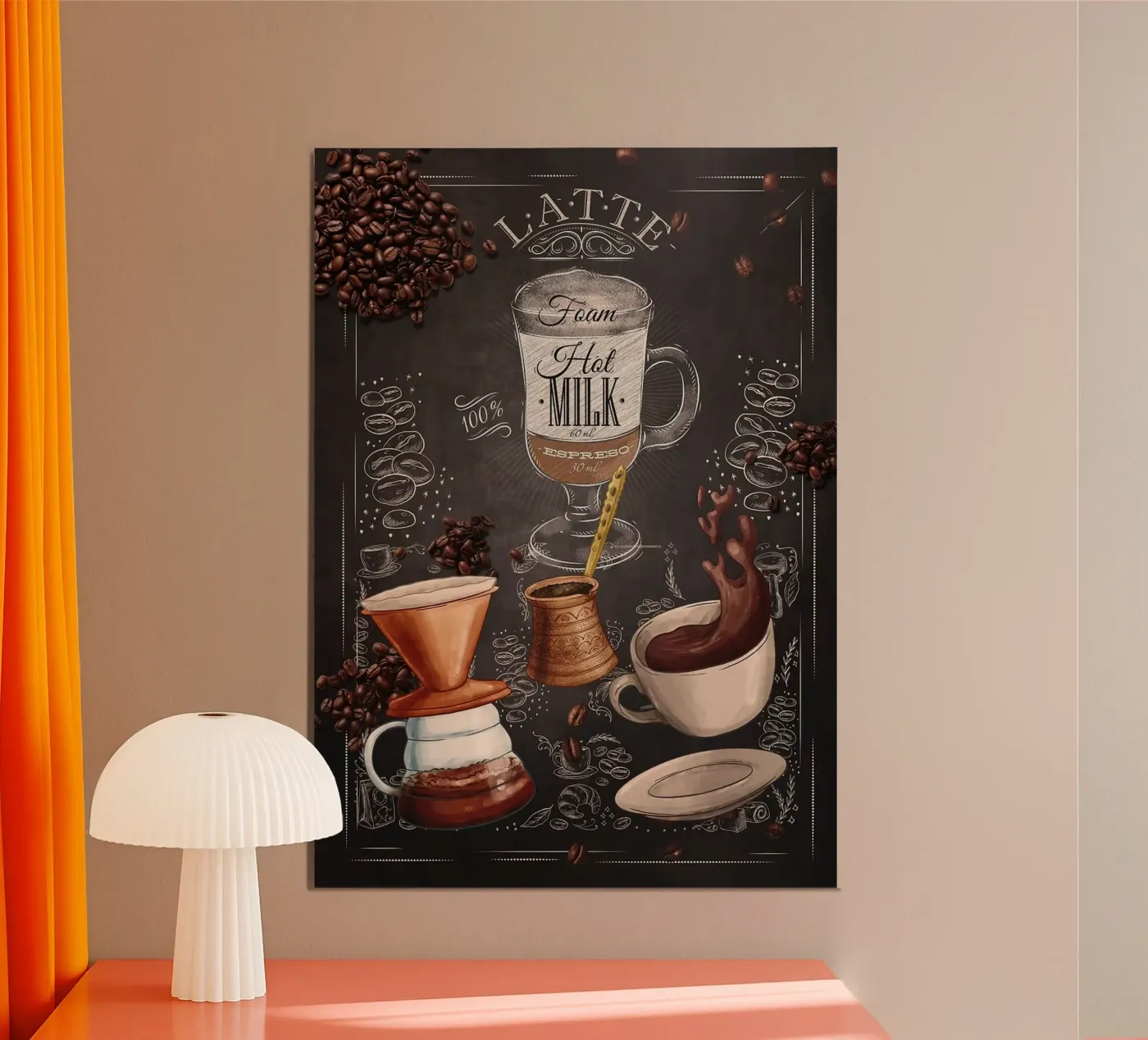 coffee espresso poster by Kevin Walters